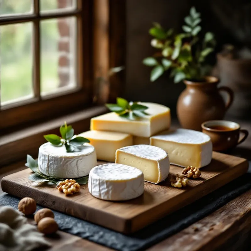 Plateau de fromage de chèvre charolais