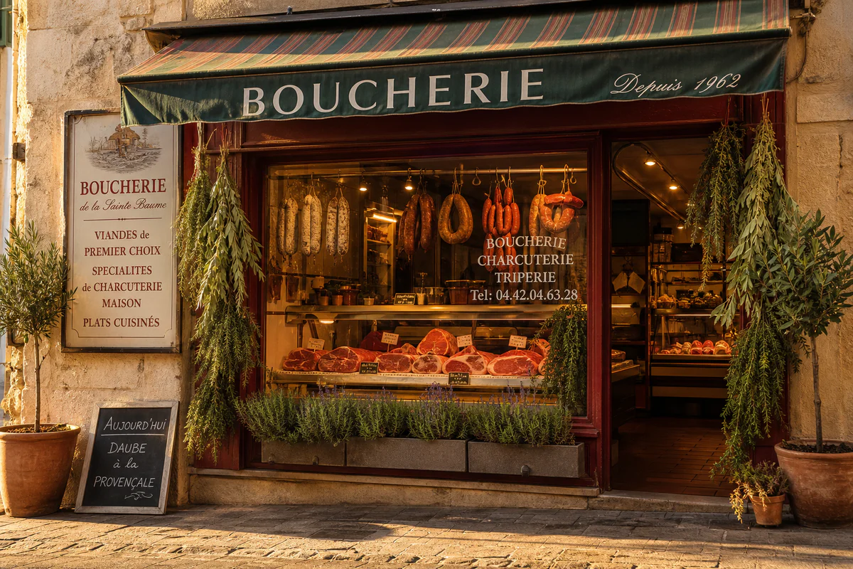 Boucherie de la Sainte-Baume La Destrousse mérite un appel avant votre visite