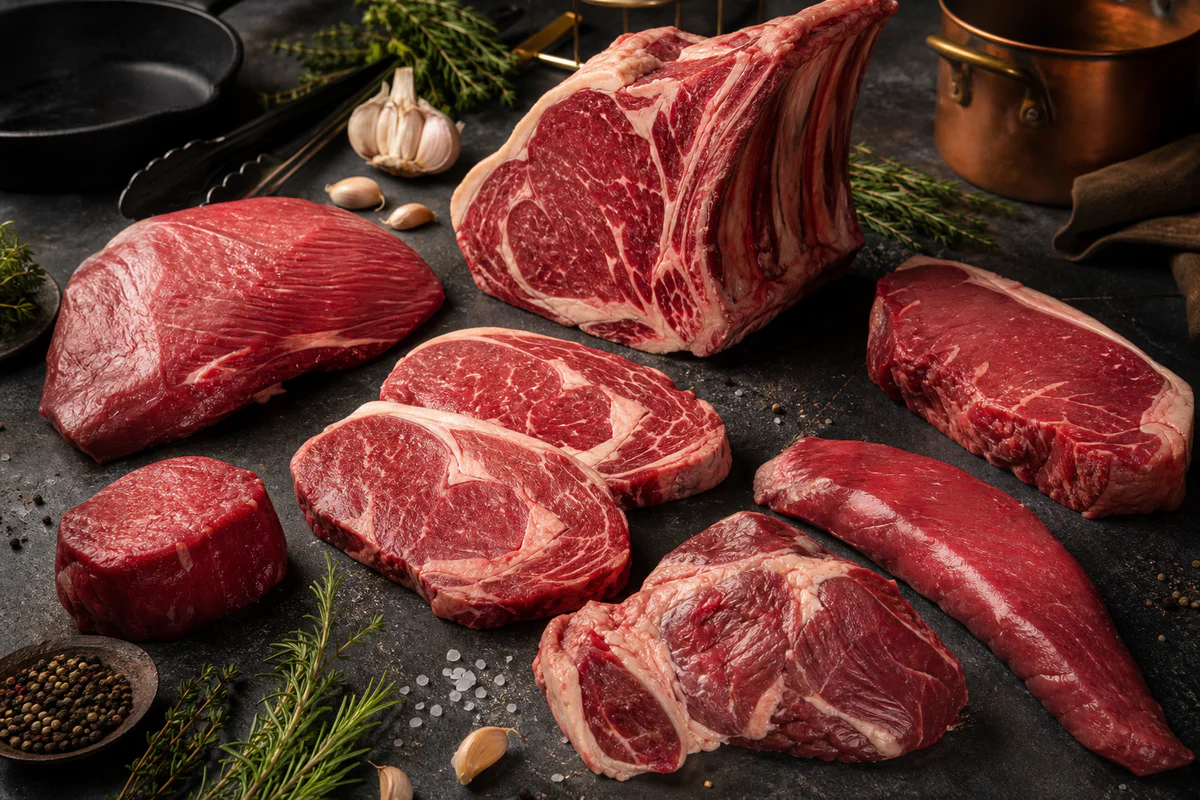 Meilleur morceau de boeuf : le choisir selon la cuisson