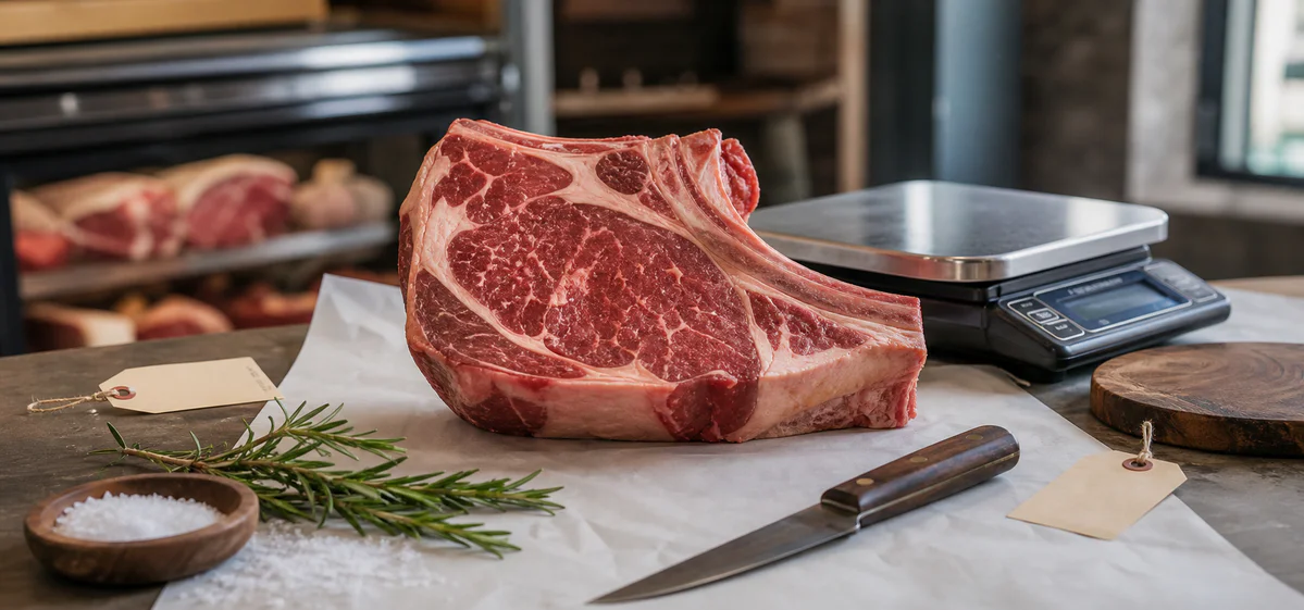 Prix côte de bœuf, le kilo cache la vraie différence en 2026