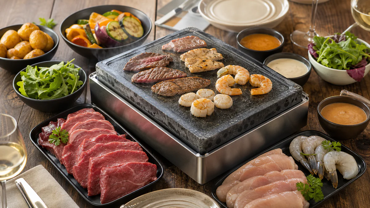 Quelle quantité de viande par personne prévoir pour une pierrade ?