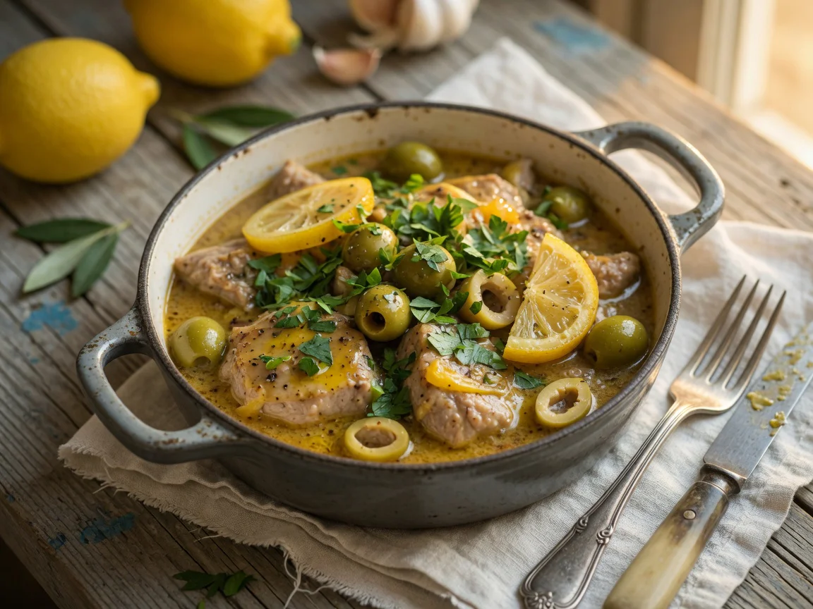 Veau au citron confit : comment garder une viande tendre et une sauce équilibrée ?