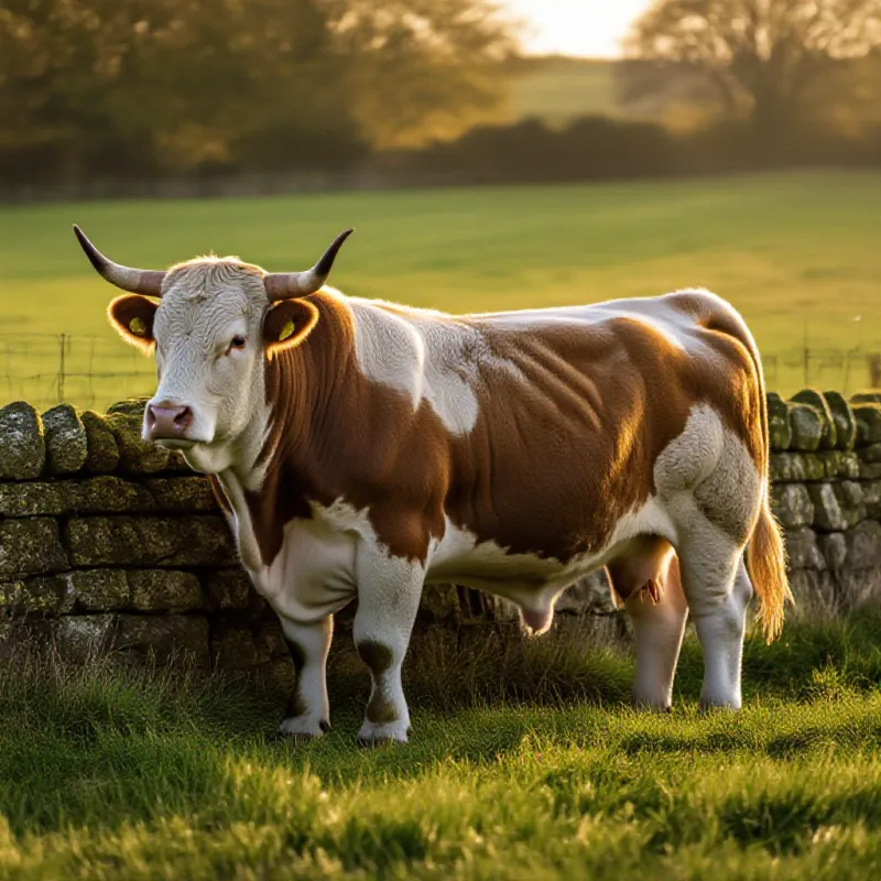 Taureau charolais massif