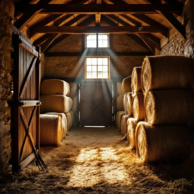 Dry hay