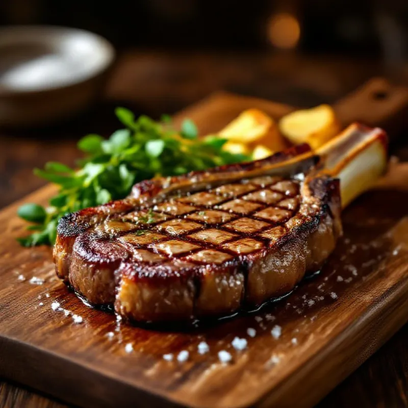 Côte de bœuf grillée