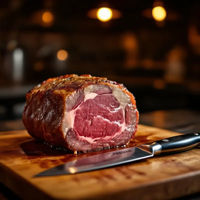 Pièce de charolais maturée