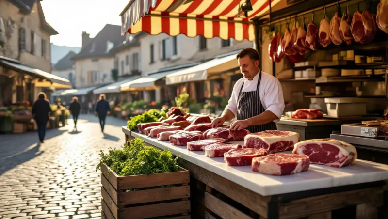 Marchés locaux et Bœuf Charolais