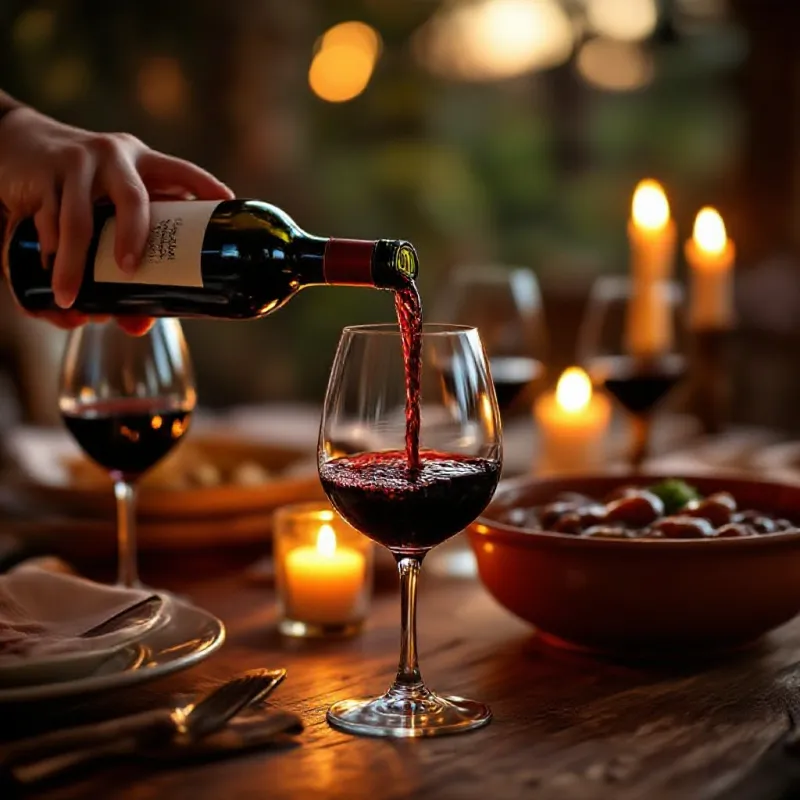 Verre de vin rouge de Bourgogne