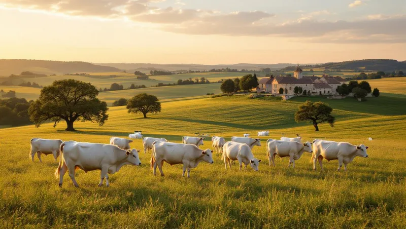 Les traditions bourguignonnes autour du bœuf charolais