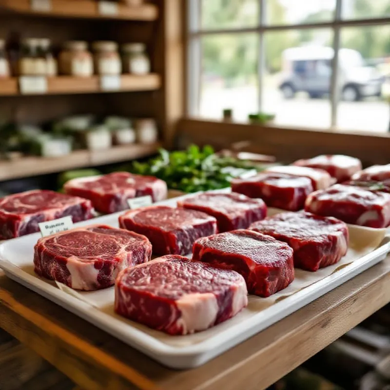 Viande charolaise fraîche