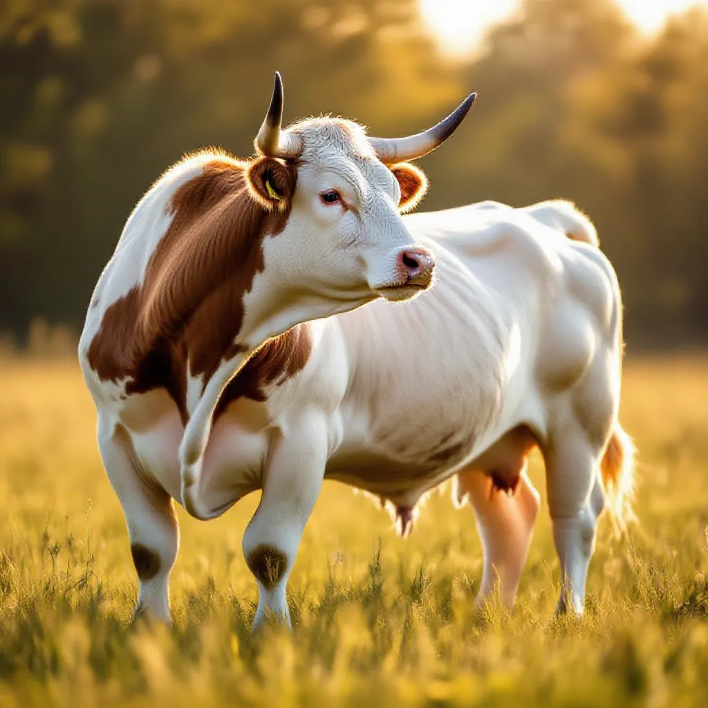 Caractéristiques physiques boeuf Charolais 2026 : morphologie, gabarit, robe